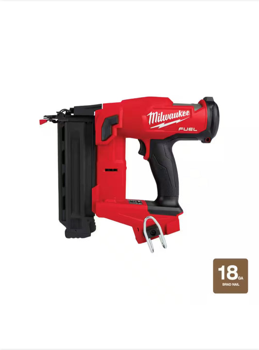 Milwaukee
M18 FUEL 18-Volt Lithium-Ion Brushless Cordless Gen II 18-Gauge Brad Nailer (Tool-Only)