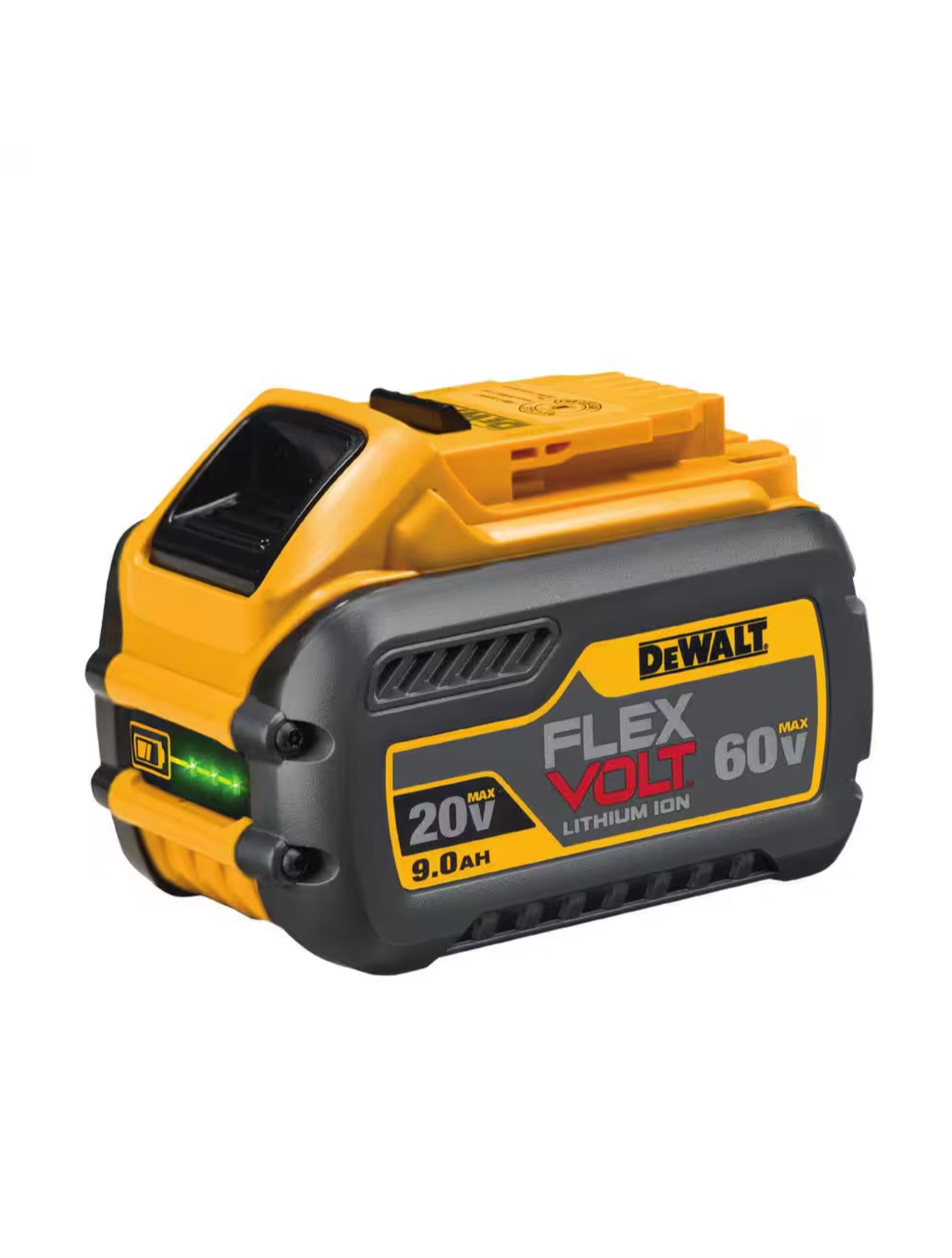 DEWALT
FLEXVOLT 20V/60V MAX Lithium-Ion 9.0Ah Battery