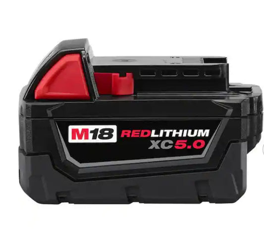 Milwaukee
M18 18-Volt 5.0 Ah Lithium-Ion XC Extended Capacity Battery Pack