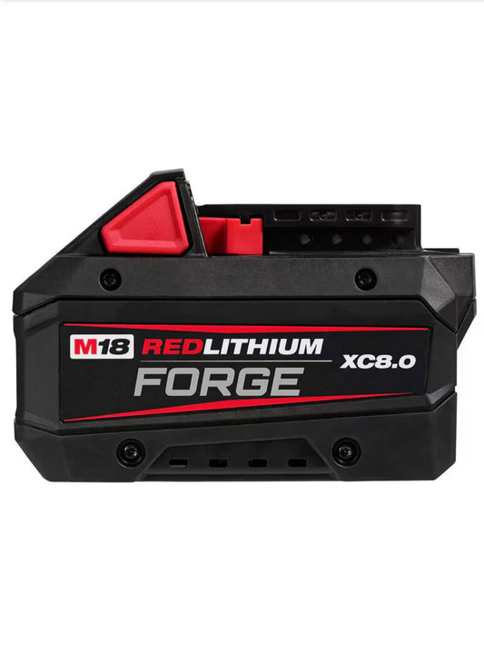 Milwaukee
M18 18V Lithium-Ion REDLITHIUM FORGE XC 8.0 Ah Battery Pack
